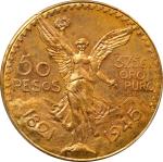 MEXICO. 50 Pesos, 1945. Mexico City Mint. PCGS MS-64.