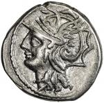 Ancients. ROMAN REPUBLIC: L. Appuleius Saturninus, 104 BC, AR denarius (3.90g), Rome, S-193, Crawfor
