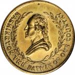 1876 Boys and Girls of America Medal. Third Obverse. Brass. 29 mm. Musante GW-845, Baker-417B. MS-64