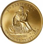 2008-W First Spouse Gold Bullion Coin. Van Burens Liberty. MS-70 (PCGS).