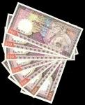 Central Bank of SrilLanka, 500 rupees, 1981-89, prefix J/5, B/10, (Pick 100, TBB B105), various grad