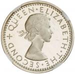 NEW ZEALAND: Elizabeth II, 1952-, 3 pence, 1965, KM-25.2, VIP Proof Record Specimen, mintage of only
