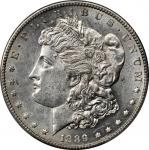 1889-CC Morgan Silver Dollar. AU-58 (PCGS).