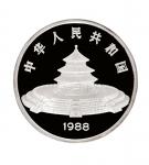 1988年中国人民银行发行熊猫银币