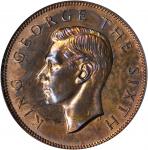 NEW ZEALAND. Penny, 1949. PCGS PROOF-64 RB.