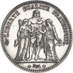 FRANCE IIIe République (1870-1940). Essai de 10 francs Hercule, au rapport 1 à 15 1/2, composé d’un 