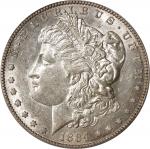 1884-S Morgan Silver Dollar. AU-55 (PCGS). OGH.