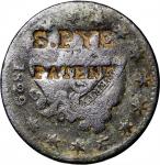 S. PYE / PATENT on a Matron Head large cent. Brunk P-793, Rulau-Unlisted. Host coin Very Good.