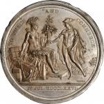 1776 (1792) United States Diplomatic reverse progress cliche. Loubat-19. White metal. Original. Work