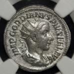 Roman Empire ローマ帝国 AR Antoninianus Gordian III ゴルディアヌス3世 AD238~244 NGC-Ch.XF“Strike4/5 Surface4/5“ E
