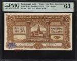 Portuguese India. Lot of (2). Banco Nacional Ultramarino. 5 Rupias, 1924 & ND (1924-38). P-25cts1 & 