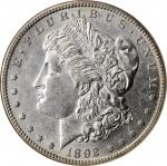1892-S Morgan Silver Dollar. AU-55 (NGC).