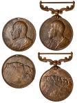 China Tibet. Pair of British 1903-1904 Bronze China Tibet Medals. "1766 Cooly Seering S. & J. Corps"