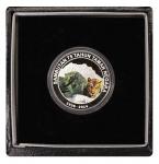 Malaysia, RM10, 75th Anniversary of Taman Negara, 2014 (KN147) .999 Colorized Silver, Proof, light t