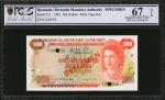 BERMUDA. Bermuda Monetary Authority. 1 to 100 Dollars, 1978-84. P-28s to 33s. Specimens. PCGS GSG Su