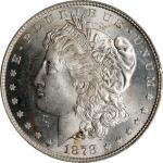 1878 Morgan Silver Dollar. 8 Tailfeathers. MS-64 (PCGS).