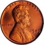 1949 Lincoln Cent. MS-67 RD (PCGS). CAC.