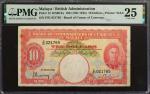 1941年马来亚货币发行局拾圆。MALAYA. Board of Commissioners of Currency Malaya. 10 Dollars, 1941 (ND 1945). P-13.