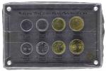 Malaysia, 5S - 50S, 3rd Series Blank Planchet & Coin, 2014, UNC, with box2014年马来西亚5仙至50仙