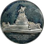 1897 Washington Monument at Philadelphia Medal. Baker S-324A. White Metal. Mint State, Bent.