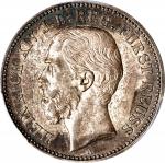GERMANY. Reuss-Schleiz. 2 Mark, 1884-A. Berlin Mint. Heinrich XIV. PCGS MS-63.