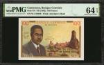 CAMEROON. Banque Centrale. 100 Francs, ND (1962). P-10. PMG Choice Uncirculated 64 EPQ.