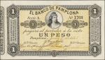 COLOMBIA. Banco de Pamplona. 1 Peso, 1883. P-S711a. Very Fine.