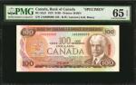 CANADA. Lot of (9). Bank of Canada. 1 to 100 Dollars, 1969-79. BC-47aS to 54aS. Specimens. PMG Gem U
