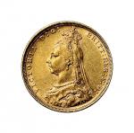 1891年维多利亚女皇像金币