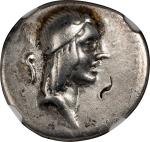 ROMAN REPUBLIC. C. Calpurnius Piso L.f. Frugi. AR Denarius, Rome Mint, ca. 67 B.C. NGC VF. Brushed, 