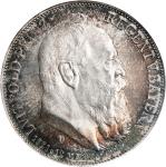 GERMANY. Bavaria. 3 Mark, 1911-D. Munich Mint. Luitpold as Prince Regent. NGC MS-66.