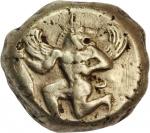 MYSIA. Cyzicus. EL Stater (16.10 gms), c. 500-450 B.C. BOLD VERY FINE.