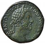 Roman coins Empire;Commodo (180-192) Sesterzio - Testa laureata a d. - R/ Roma stante a s. - RIC 461