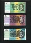Reserve Bank of Australia, 20 Dollars ND (1985), 10 Dollars ND (1985), 5 Dollars ND (1979), 2 Dollar