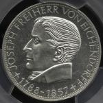 GERMANY Federal Rep 西ドイツ 5Mark 1957J PCGS-PR66 DCAM Proof -FDC