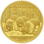 2013年熊猫纪念金币1/4盎司 完未流通