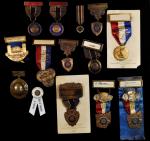 Collection of American Legion Convention Badges from Eben Putnam.