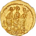 SKYTHIA. Geto-Dacians. Koson, mid 1st century B.C. AV Stater (8.49), mid 1st century B.C. NGC MS, St