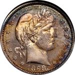 1898 Barber Quarter. Proof-69 (NGC).