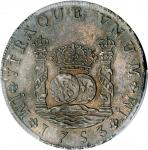 PERU. 8 Reales, 1753-LM J. Lima Mint. Ferdinand VI. PCGS MS-63 Gold Shield.