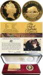 Australia; 1994, "The Pride of Australia - Tasmanian devil", gold proof $200, KM#262, weight 10 gms,