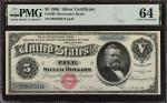 Fr. 260. 1886 $5 Silver Certificate. PMG Choice Uncirculated 64.