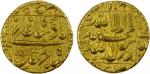 India - Mughal Empire. MUGHAL: Shah Jahan I, 1628-1658, AV mohur (10.88g), MM, AH1046, KM-260, mint 