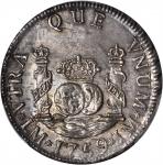 PERU. 2 Reales, 1759-JM. Lima Mint. PCGS MS-63 Secure Holder.