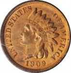 1909-S Indian Cent. MS-64 RD (PCGS). CAC. OGH--First Generation.