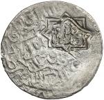 India - Mughal Empire. MUGHAL: Humayun, 1530-1556, AR shahrukhi (4.68g), Kabul, ND, A-B2424, counter
