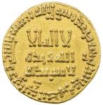 ABBASID: al-Mahdi, 775-785, AV dinar (4.22g), NM, AH161, A-214, lovely bold strike, EF.