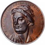 1777 B. Franklin of Philadelphia Medal. Unidentified English Medalist. Betts-547, Greenslet GM-40. B