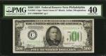 Fr. 2201-Cdgs*. 1934 $500 Federal Reserve Star Note. Philadelphia. PMG Extremely Fine 40.