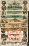 Lot of (10) Rhode Island Obsolete Banknotes. Very Good to Choice Uncirculated.